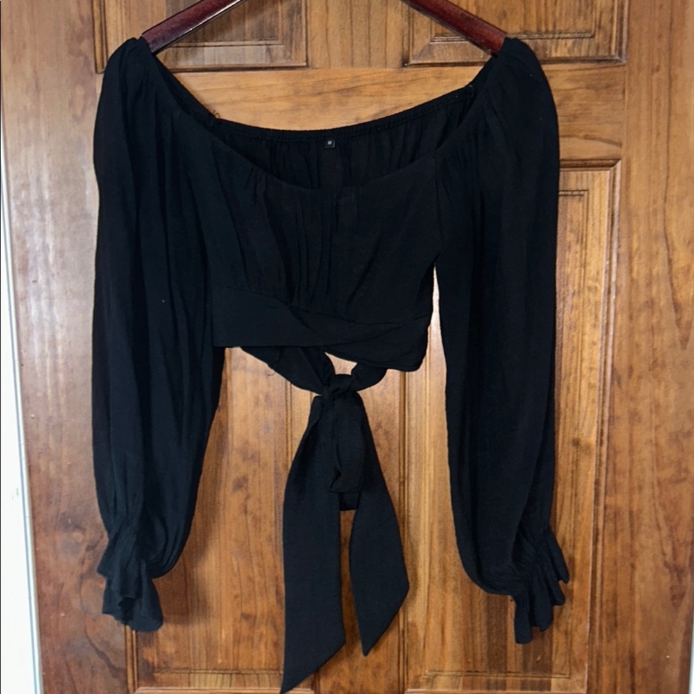 Elegant Black Women's Top